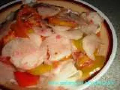 Ensaladang Labanos sa Alamang (White Radish & Tomato Salad in Shrimp Paste)