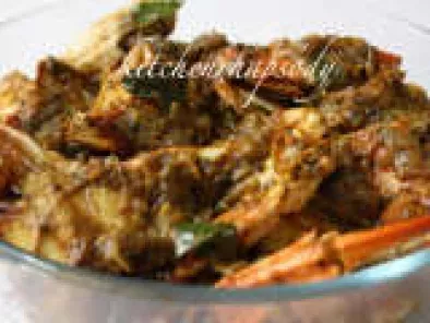 Nandu masala (Crab pepper masala)