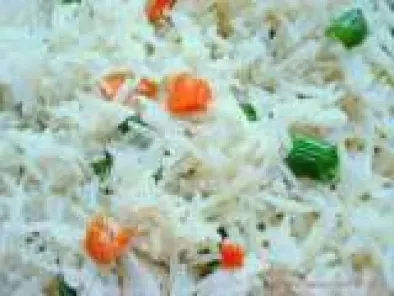 Vegetable Fried Rice( Indo-Chinese style).