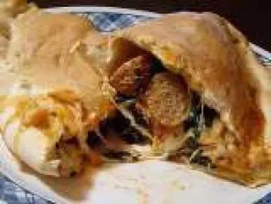Turkey Meatball & Spinach Calzones