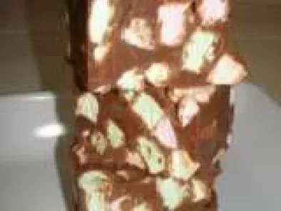 Chocolate Butterscotch Confetti Cake