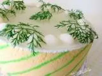 Honeydew Mousse Cake