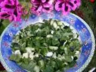 Iraqi Cucumber and Garlic Salad (Salata Kyhiar wa Toum)