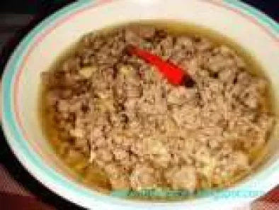 Bagis Recipe Version 2 (Minced Beef Cooked in Calamansi & Chilies)