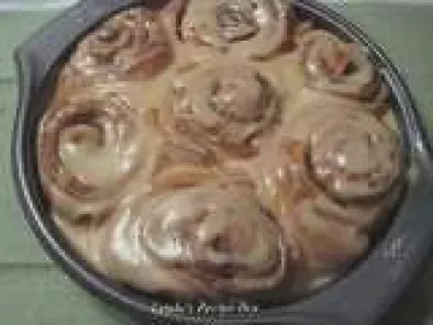 Amish Cinnamon Rolls with Caramel Frosting ( using left-over mashed potatoes!)