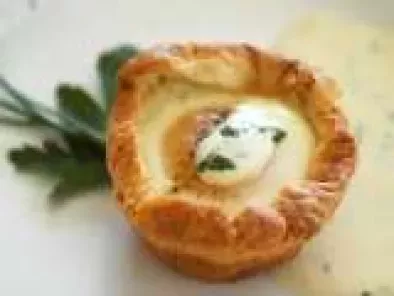 Baked Eggs in Croissant 'Nests'