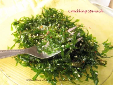 Recipe Crackling spinach