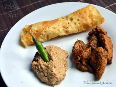 Recipe Chilka roti/rice chapati