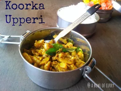 Recipe Koorka Upperi - Chinese Potato Stir Fry