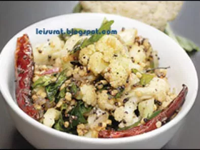Cauliflower Milagu Peratu/Cauliflower Pepper Fry