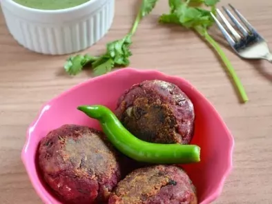 Beetroot Tikki Recipe - Healthy Easy Appetizer Recipes