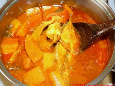 Recipe Fish curry with white radish