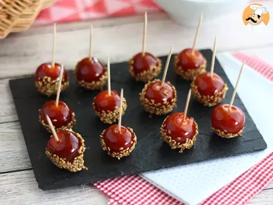 Recipe Caramelized cherry tomatoes with sesame seeds