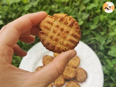 Recipe Peanut butter cookies - 4 ingredients - no added sugars