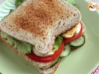Recipe Vegetarian club sandwich