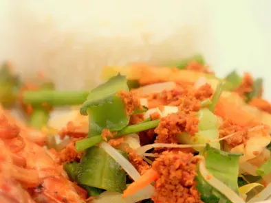 Recipe Urap-urap - indonesian blanched vegetables with spicy grated coconut
