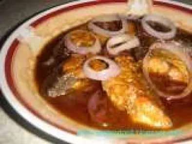 Bistik na Bangus (Milkfish Braised in Soy Sauce, Lemon and Onion)