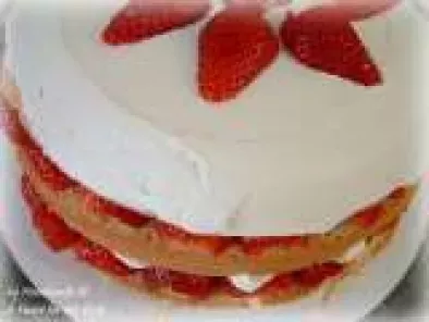 Beautiful, Creamy Strawberry Cream Cake, from America's Test Kitchen/Cook's Illustrated