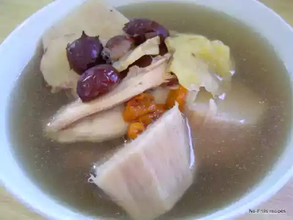 Recipe Arrowroot ~ 'fun kot' soup