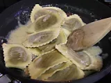 Wild Mushroom Agnolotti with Lemon Butter Sauce - Preparation step 5