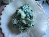 Spinach Pierogi - Preparation step 1