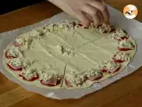 Mini Pizza Croissant ham & cheese - Video Recipe ! - Preparation step 3