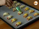 Mini Pizza Croissant ham & cheese - Video Recipe ! - Preparation step 5