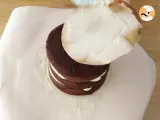 Layer cake Petit Chef with gum paste - Video recipe ! - Preparation step 15