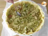 Rhubarb tart - Video recipe ! - Preparation step 3