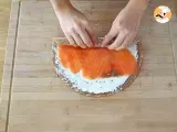 Buckwheat pinwheels with salmon - Video recipe! - Preparation step 3
