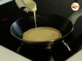 Croque pancakes with ham&cheese - Video recipe! - Preparation step 4
