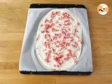 Flammekueche, a bacon and onion tart - Video recipe! - Preparation step 3