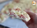 Flammekueche, a bacon and onion tart - Video recipe! - Preparation step 6