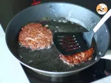 Red beans vegetarian cheeseburger - Video recipe! - Preparation step 4