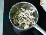 Quinoa risotto with mushrooms - Preparation step 1