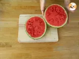 Watermelon pizza, the pretty fruit salad - Preparation step 1