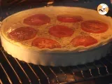 Tomato and tuna quiche - Preparation step 4