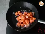 Salmon quiche - Preparation step 1