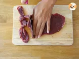 Stroganoff beef - Preparation step 1