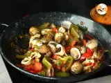 Paella with seafood - Preparation step 8
