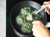 Easy spinach fritters - Preparation step 3