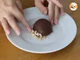 Hazelnut chocolate dome, as Ferrero Rochers - Preparation step 14