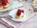 Puff pastry cups with raspberries and mascarpone - Preparation step 6