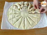 Vanilla and chocolate star bread - Preparation step 6