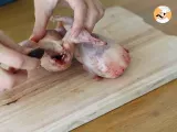 Plum stuffed quails - Preparation step 1