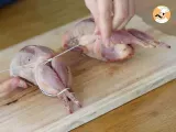 Plum stuffed quails - Preparation step 2