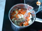 Pork butt with lentils (Petit salé aux lentilles) - Preparation step 2