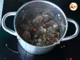 Pork butt with lentils (Petit salé aux lentilles) - Preparation step 5