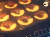 Two-tone muffins, chocolate, vanilla and chocolate core - Preparation step 7