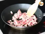 Cabbage with bacon - Preparation step 1